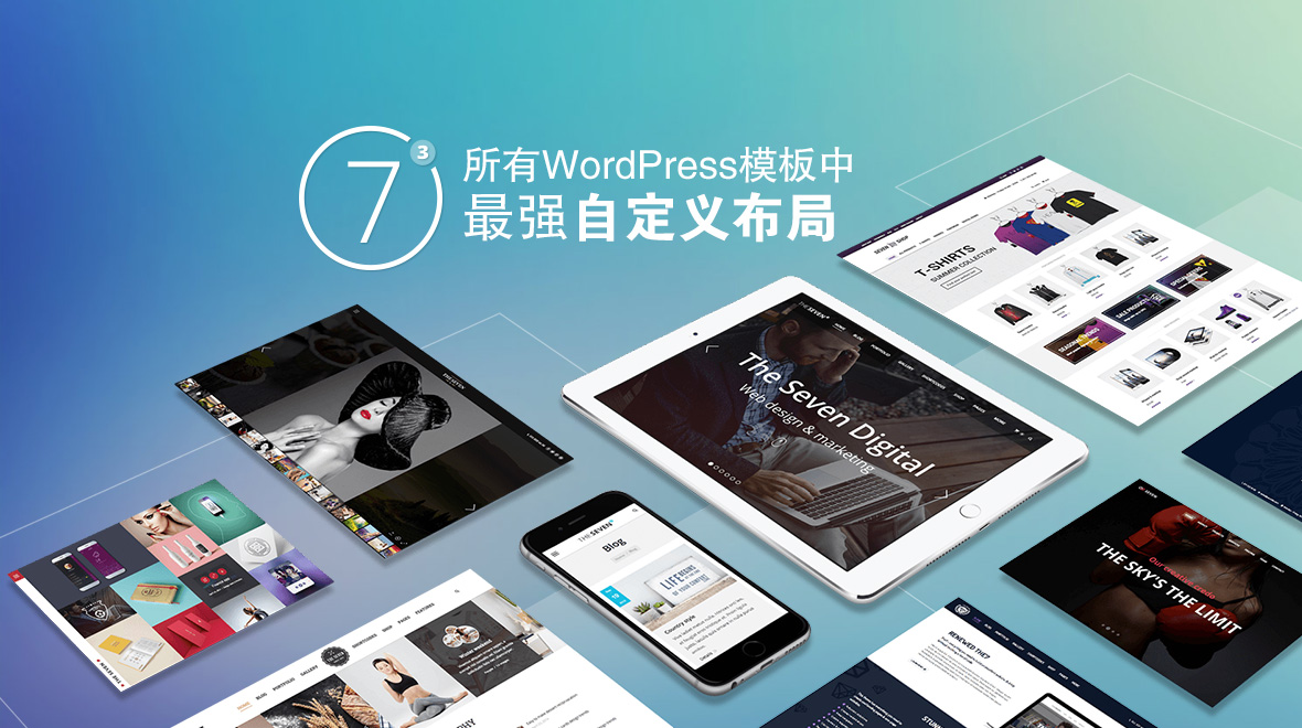 The7 v.9.10.0-中文汉化 可视化拖拽编辑的WordPress主题企业外贸商城网站模板