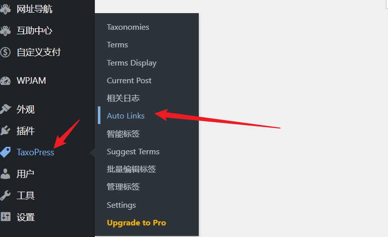 WordPress主题标签自动内链的教程