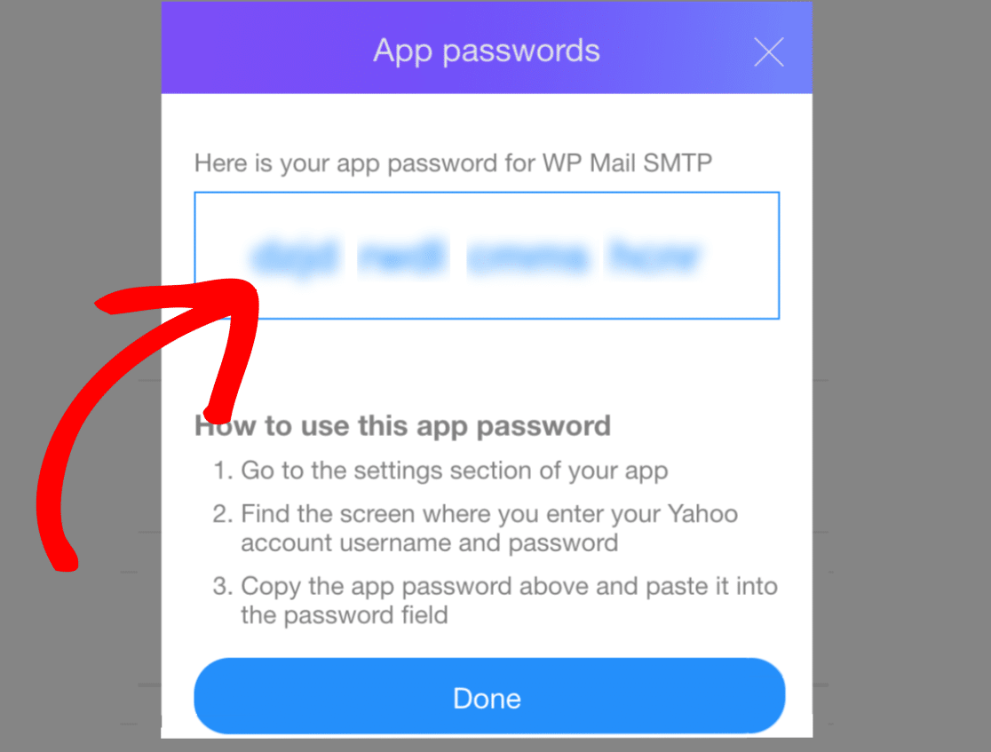 App Password for WP Mail SMTP