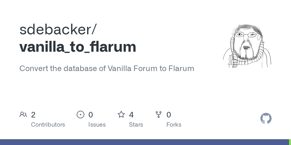 vanilla数据库转换为flarum的工具