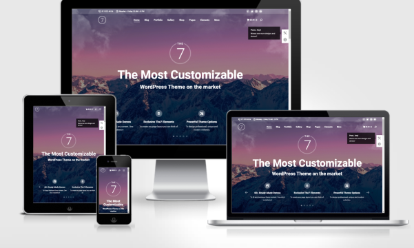 The7 v.9.10.0-中文汉化 可视化拖拽编辑的WordPress主题企业外贸商城网站模板