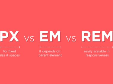 网站中的尺寸单位 % px em rem分别是什么意思?