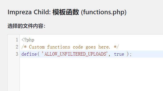 Impreza主题提示Woff2字体文件无法上传的解决方案
