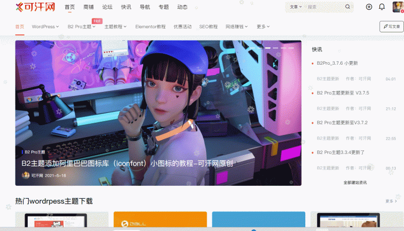 给你的wordpress网站添加下雪效果的教程