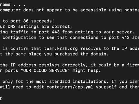 Discourse 安装时提示: WARNING: Port 443 of computer does not appear to be accessible using hostname